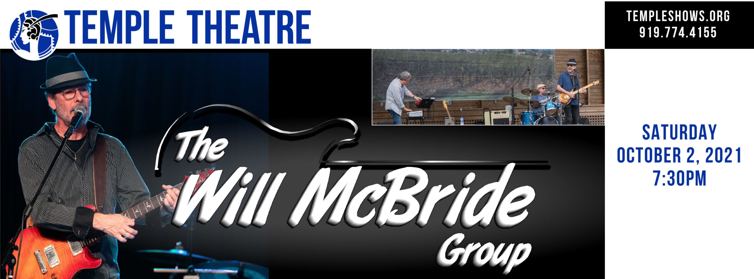 THE WILL McBRIDE GROUP with opening act Jason Damico