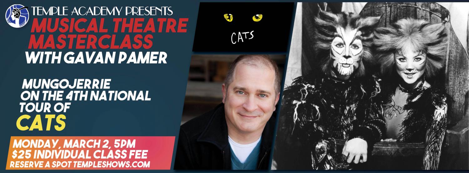 Musical Theatre Masterclass with Gavan Pamer